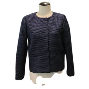 J. Crew Midnight Blue Textured Blazer